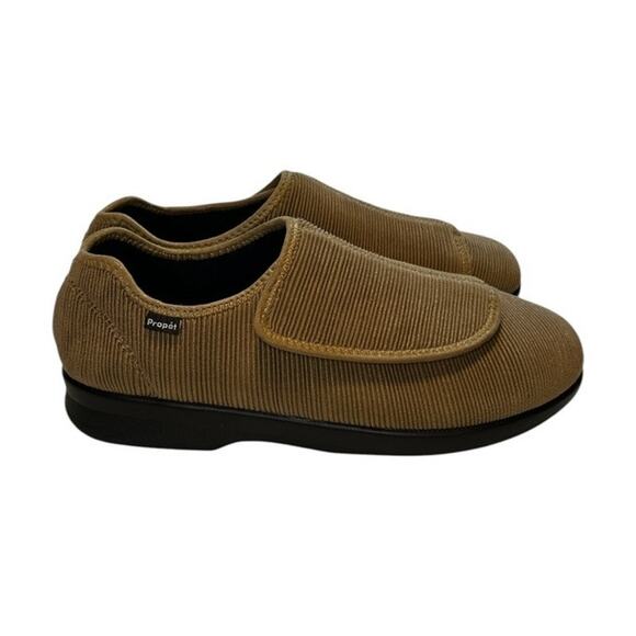 Propet, camel tan corduroy, hook & loop closure, men’s 11.5m, NWOB main image 12